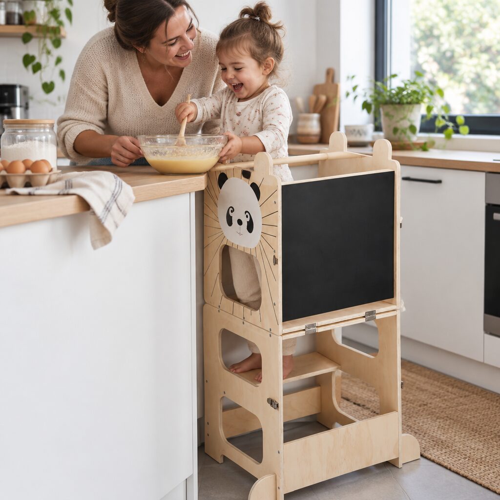 Tour d'observation Montessori en utilisation