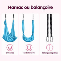 Hamac de yoga aérien : caractéristiques